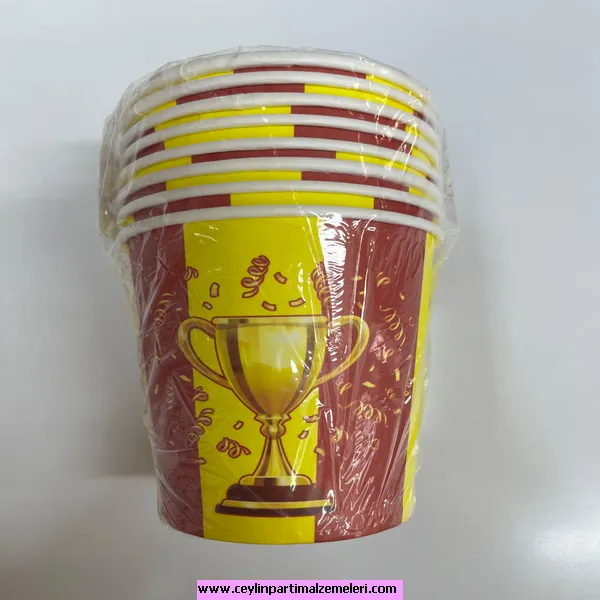 Galatasaray Temalı Karton Bardak 